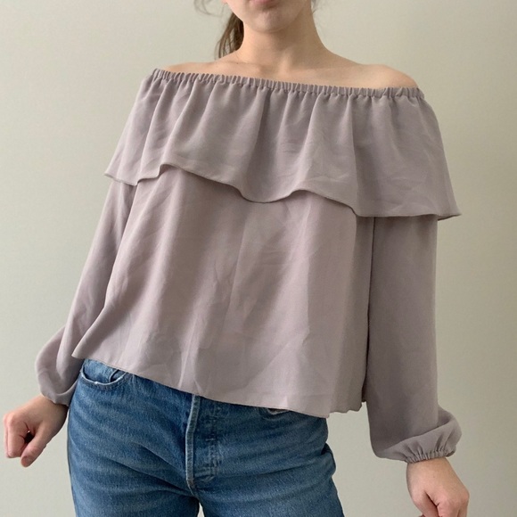 Aritzia Wilfred Morel Off The Shoulder Top 🌸 - Picture 1 of 5